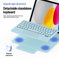Dux Ducis YK Series Etui Klawiatura Gładzik do iPad 2025 / iPad 10.9 2022 niebieskie