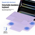 Dux Ducis YK Series Etui Klawiatura Gładzik do iPad Pro 13 2025/2024 fioletowe