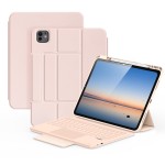 Dux Ducis YK Series Etui Klawiatura Gładzik do iPad Pro 13 2025/2024 różowe