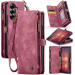 CaseMe Etui Portfel Pokrowiec do Samsung Galaxy Z Fold7 5G czerwone