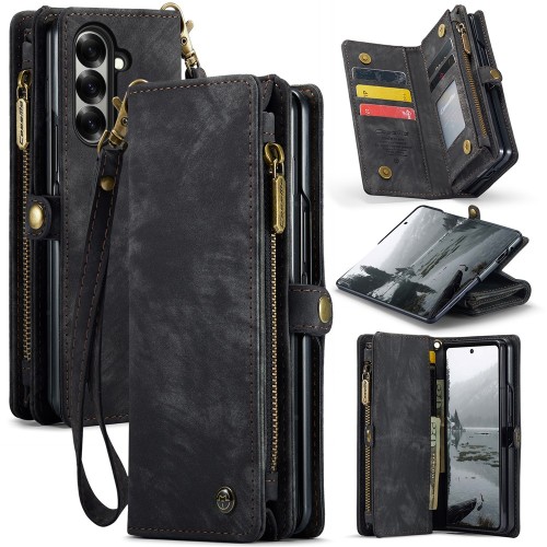 CaseMe Etui Portfel Pokrowiec do Samsung Galaxy Z Fold7 5G czarne
