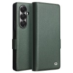 QIALINO Eleganckie Skórzane Etui do Samsung Galaxy Z Fold7 5G zielone