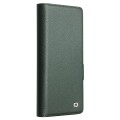 QIALINO Eleganckie Skórzane Etui do Samsung Galaxy Z Fold7 5G zielone