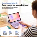 Dux Ducis Etui Klawiatura Gładzik do Samsung Galaxy Tab S10 Lite / S10 FE fioletowa