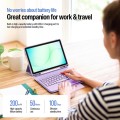 Dux Ducis Etui Klawiatura Gładzik do Samsung Galaxy A11+ / Tab A9+ fioletowe
