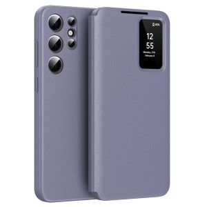 Etui Pokrowiec Smart Cover do Samsung Galaxy S22 Ultra fioletowe
