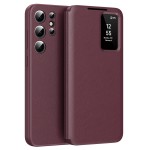 Etui Pokrowiec Smart Cover do Samsung Galaxy S22 Ultra bordowe