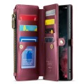 CASEME Etui Pokrowiec Portfel do Samsung Galaxy S22 Ultra czerwone