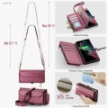 CASEME Etui Pokrowiec Portfel do Samsung Galaxy S22 Ultra czerwone