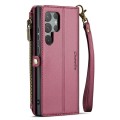 CASEME Etui Pokrowiec Portfel do Samsung Galaxy S22 Ultra czerwone