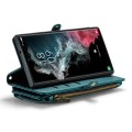 CASEME Etui Pokrowiec Portfel do Samsung Galaxy S22 Ultra zielony
