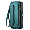 CASEME Etui Pokrowiec Portfel do Samsung Galaxy S22 Ultra zielony