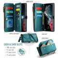 CASEME Etui Pokrowiec Portfel do Samsung Galaxy S22 Ultra zielony