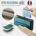 CASEME Etui Pokrowiec Portfel do Samsung Galaxy S22 Ultra zielony