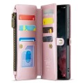 CASEME Etui Pokrowiec Portfel do Samsung Galaxy S22 Ultra różowy