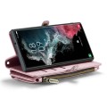 CASEME Etui Pokrowiec Portfel do Samsung Galaxy S22 Ultra różowy