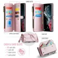 CASEME Etui Pokrowiec Portfel do Samsung Galaxy S22 Ultra różowy