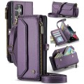 CASEME Etui Pokrowiec Portfel do Samsung Galaxy S22 Ultra fioletowy