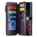 CASEME Etui Pokrowiec Portfel do Samsung Galaxy S22 Ultra fioletowy