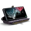 CASEME Etui Pokrowiec Portfel do Samsung Galaxy S22 Ultra fioletowy