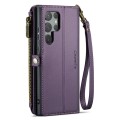 CASEME Etui Pokrowiec Portfel do Samsung Galaxy S22 Ultra fioletowy