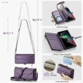 CASEME Etui Pokrowiec Portfel do Samsung Galaxy S22 Ultra fioletowy