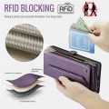 CASEME Etui Pokrowiec Portfel do Samsung Galaxy S22 Ultra fioletowy