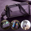 CASEME Etui Pokrowiec Portfel do Samsung Galaxy S22 Ultra fioletowy