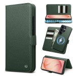 QIALINO Eleganckie Wyjmowane Etui do Samsung Galaxy S26 Ultra zielone