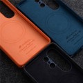 MELKCO Skórzane Etui Plecki do Samsung Galaxy S26 Ultra granatowe