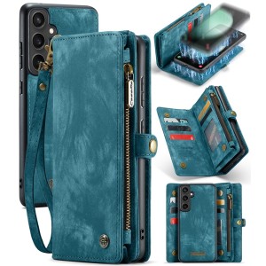 Pokrowiec Portfel CASEME do Samsung Galaxy S23 FE niebieski