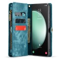 Pokrowiec Portfel CASEME do Samsung Galaxy S23 FE niebieski