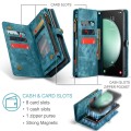 Pokrowiec Portfel CASEME do Samsung Galaxy S23 FE niebieski