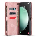 Etui Pokrowiec Portfel CASEME do Samsung Galaxy S23 FE różowy
