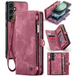 Etui Pokrowiec Portfel CASEME do Samsung Galaxy S23 FE czerwony