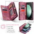 Etui Pokrowiec Portfel CASEME do Samsung Galaxy S23 FE czerwony