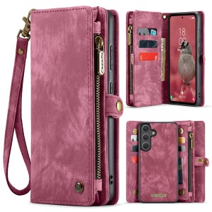 Pokrowiec Portfel CASEME do Samsung Galaxy S26+ czerwony