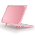 Mocne Pancerne Etui Obudowa do Apple MacBook Neo 13 różowe