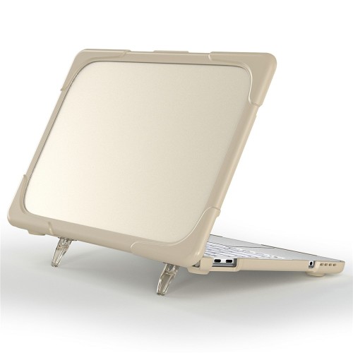 Mocne Pancerne Etui Obudowa do Apple MacBook Neo 13 beżowe/khaki
