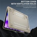 Mocne Pancerne Etui Obudowa do Apple MacBook Neo 13 beżowe/khaki
