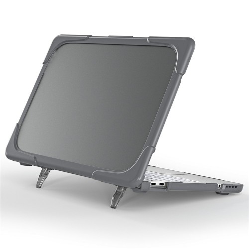 Mocne Pancerne Etui Obudowa do Apple MacBook Neo 13 szare