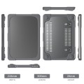 Mocne Pancerne Etui Obudowa do Apple MacBook Neo 13 szare