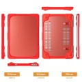 Mocne Pancerne Etui Obudowa do Apple MacBook Neo 13 czerwone