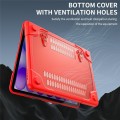 Mocne Pancerne Etui Obudowa do Apple MacBook Neo 13 czerwone