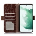 Skórzane Etui Pokrowiec FRID do Samsung Galaxy S23 FE brązowy