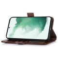 Skórzane Etui Pokrowiec FRID do Samsung Galaxy S23 FE brązowy