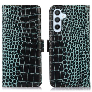Skórzane Etui Pokrowiec FRID do Samsung Galaxy S23 FE zielony