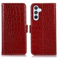 Skórzane Etui Pokrowiec FRID do Samsung Galaxy S23 FE czerwony