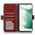 Skórzane Etui Pokrowiec FRID do Samsung Galaxy S23 FE czerwony