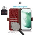 Skórzane Etui Pokrowiec FRID do Samsung Galaxy S23 FE czerwony